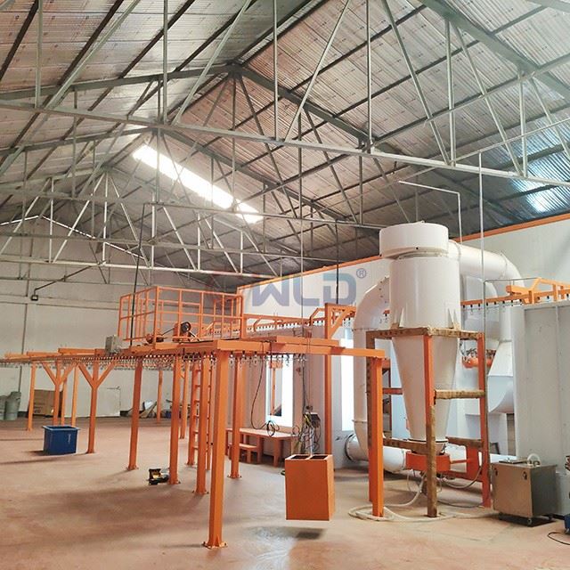 Electrostatic Automatic Powder Coating Line With Powder Recycling System suppliers